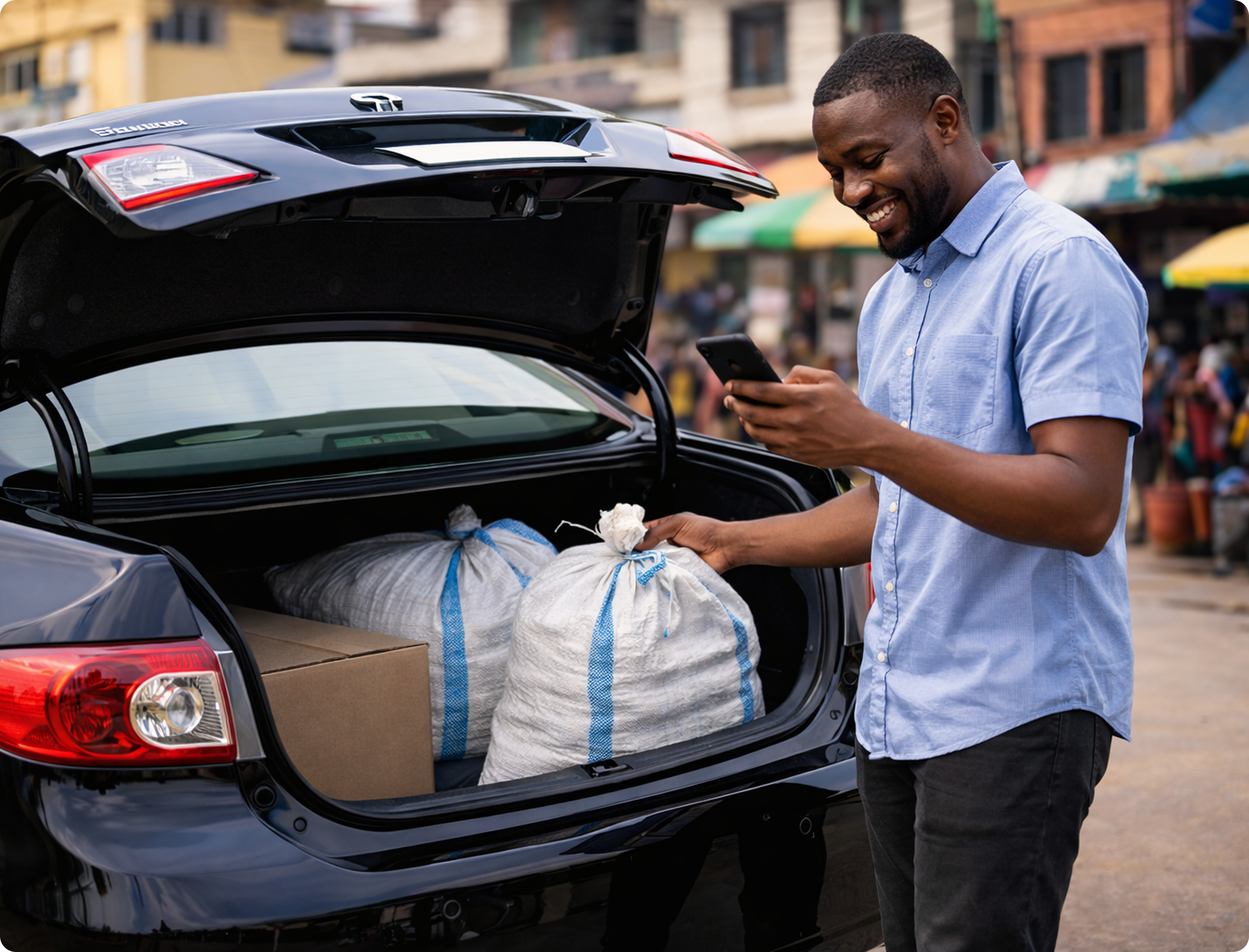 Earn with your car on the Loadrivo Driver App